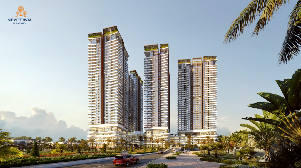 Bán căn 2PN Newtown Diamond, Đà Nẵng, sở hữu lâu dài, CK đến 12%, giá từ 5 tỷ